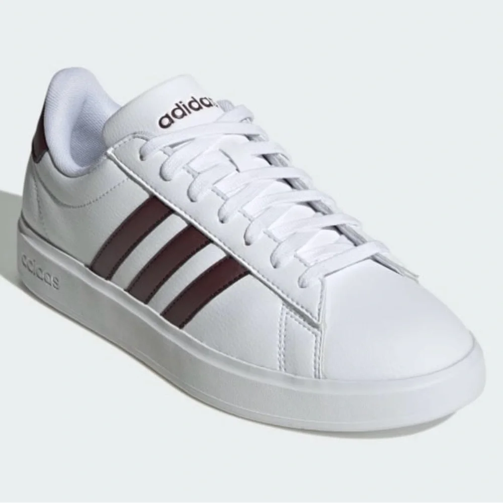 Adidas Grand Court 2.0 shoes NWT white & brown women’s 8.5